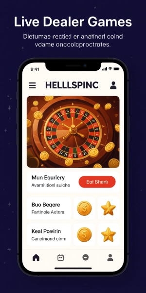 Hellspin Mobile Casino - live dealers